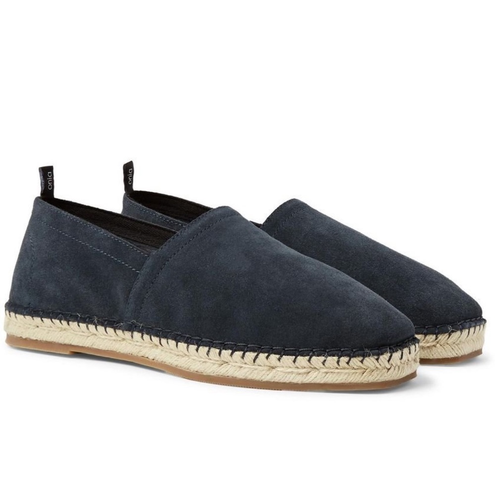 Onia Men’s Zach Suede Espadrilles. Size 9. NWOT